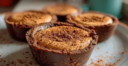Crostatine senza cottura al caffè