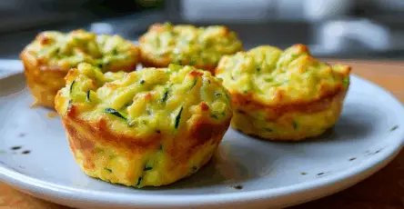 Muffin salati di zucchine