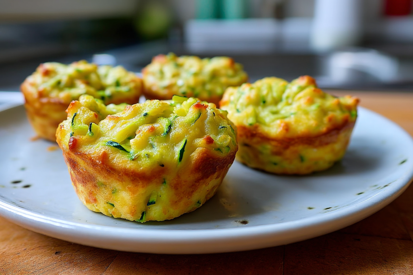 Muffin salati di zucchine