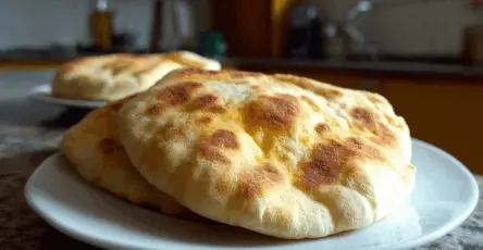 Pane pita senza lievito