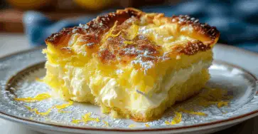 Torta rovesciata al formaggio cremoso e al limone