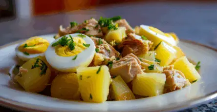 Insalata di Patate con Tonno e Uova