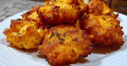 Frittelle di pollo al formaggio