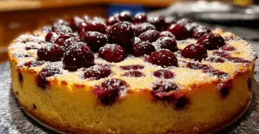Torta rovesciata di ciliegie