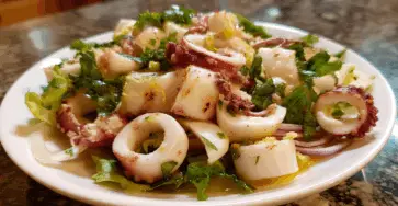Insalata di Calamari Fresca e Leggera
