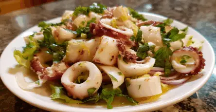 Insalata di Calamari Fresca e Leggera