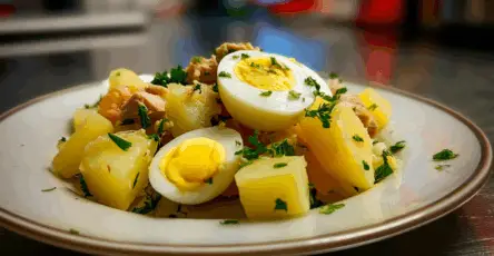 Insalata di Patate con Tonno e Uova