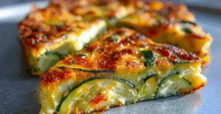 Pizza salata di zucchine e verdure