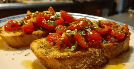 Pane raffermo condito alla mediterranea