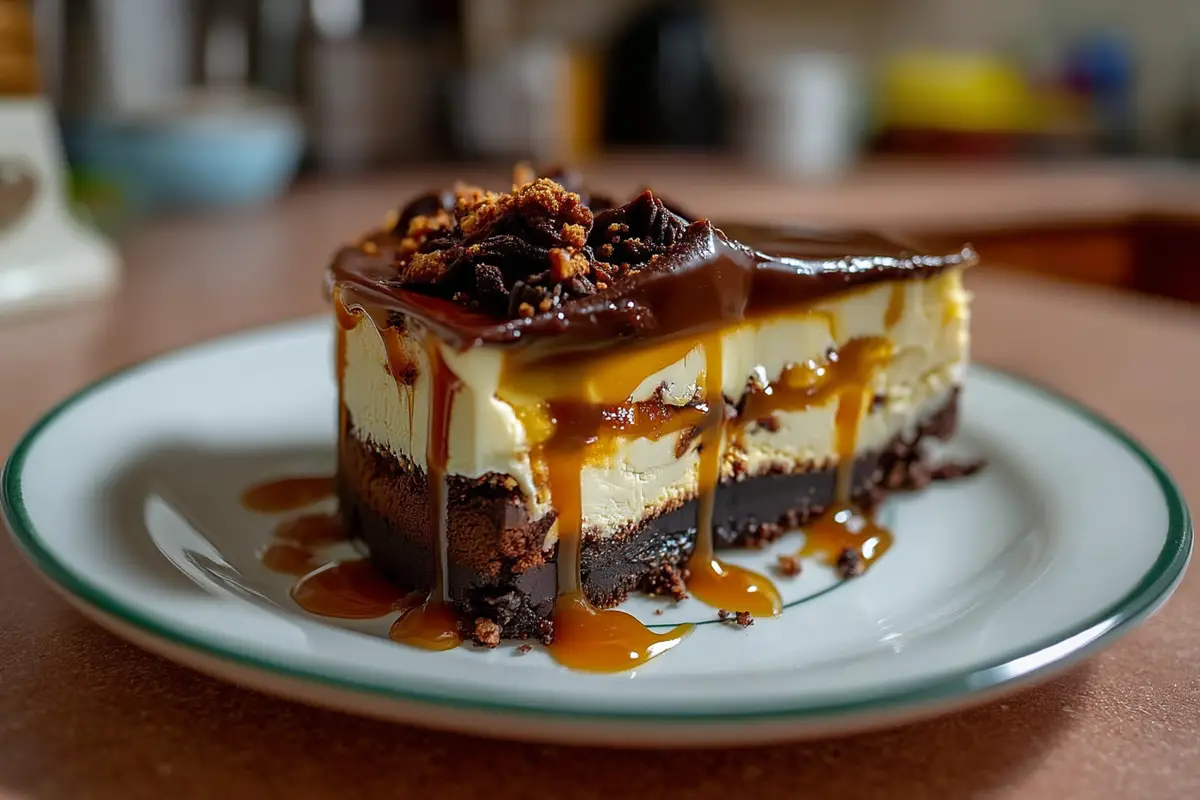 Cheesecake al Brownie al Caramello