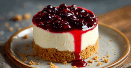 Cheesecake monoporzione low calorie