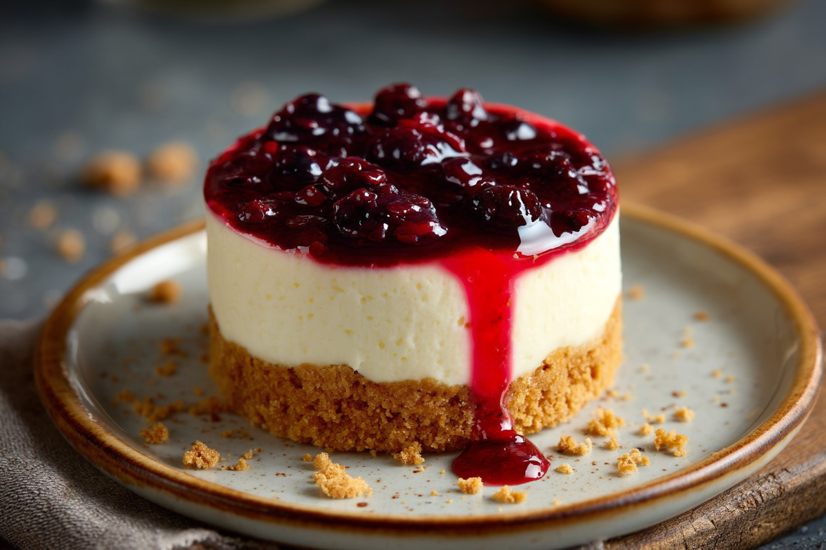 Cheesecake monoporzione low calorie