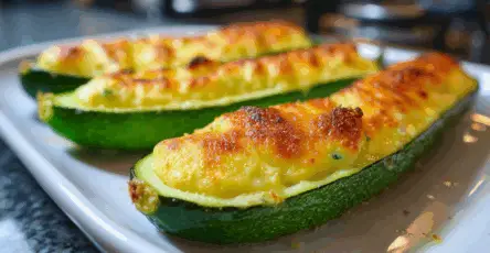 Zucchine ripiene senza carne