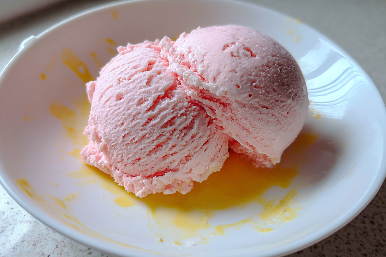 Gelato cremoso fatto in casa con 4 ingredienti