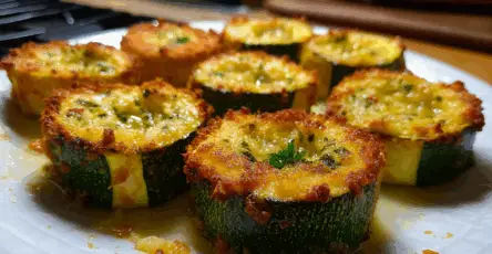 Anelli di zucchine ripieni