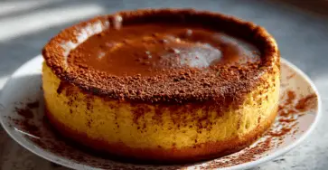 Cheesecake al cioccolato al forno