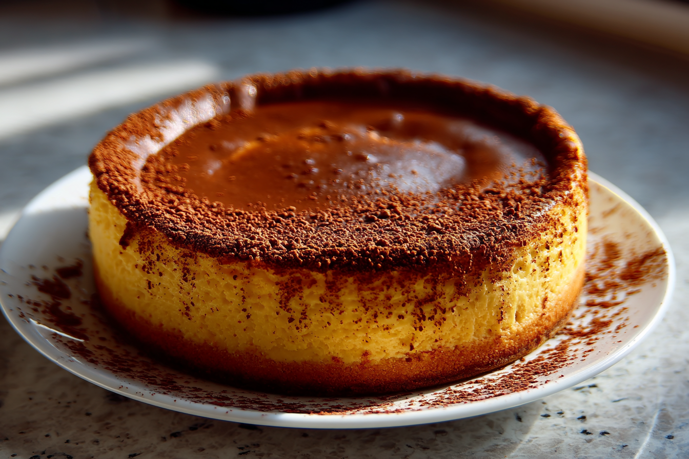 Cheesecake al cioccolato al forno