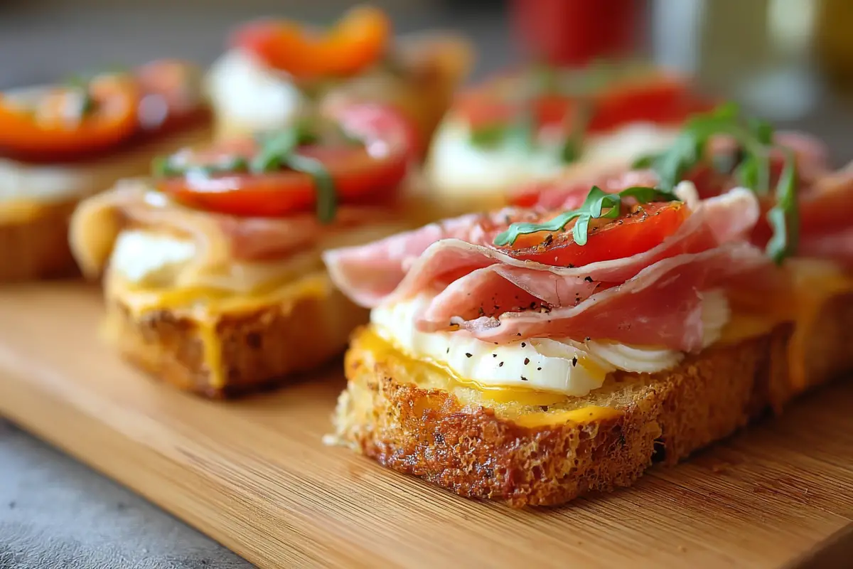 Antipasti sfiziosi con il pancarrè