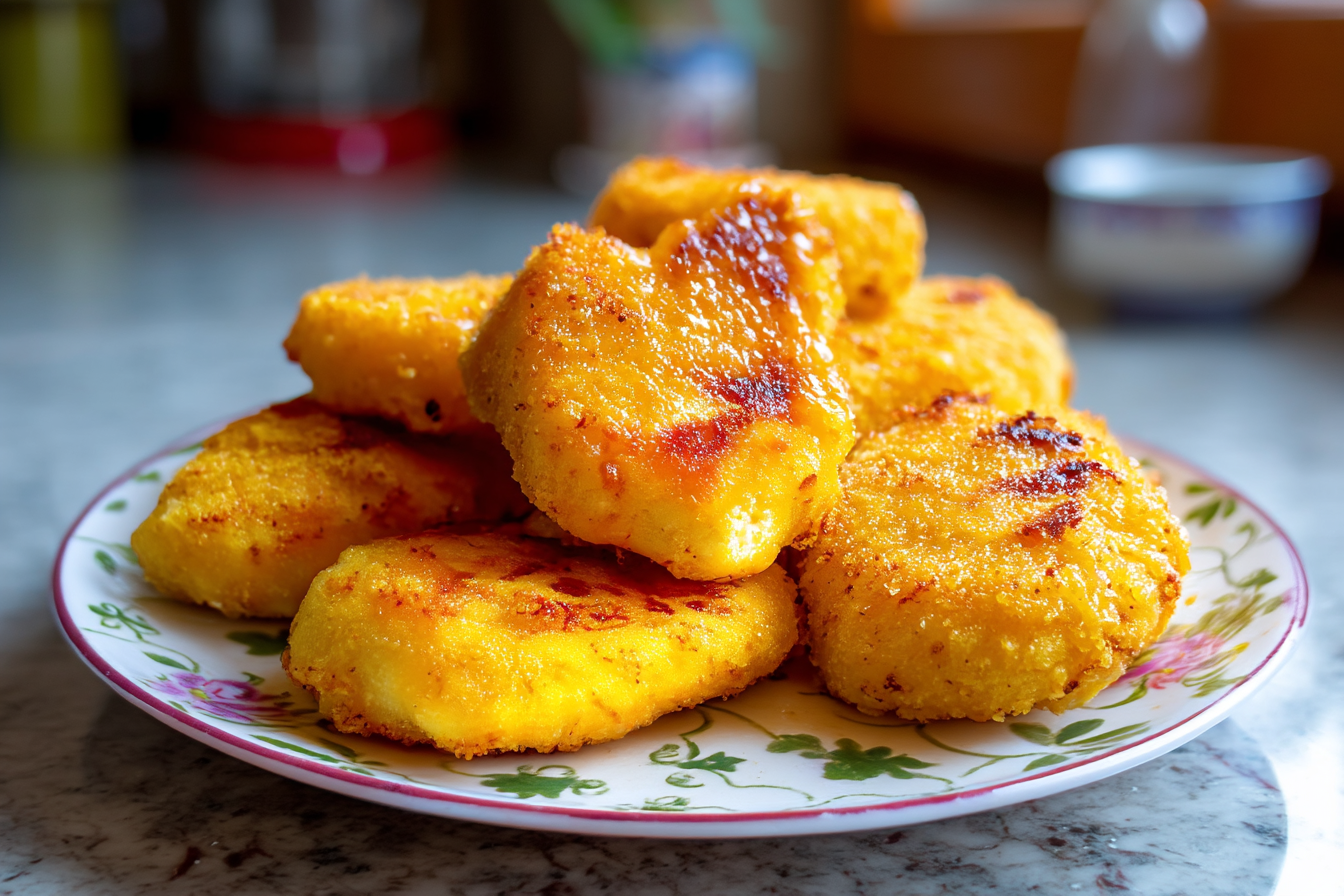 Cotolette di pollo e patate
