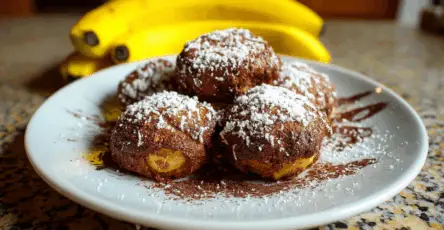 Dolcetti Banana Avena e Cacao