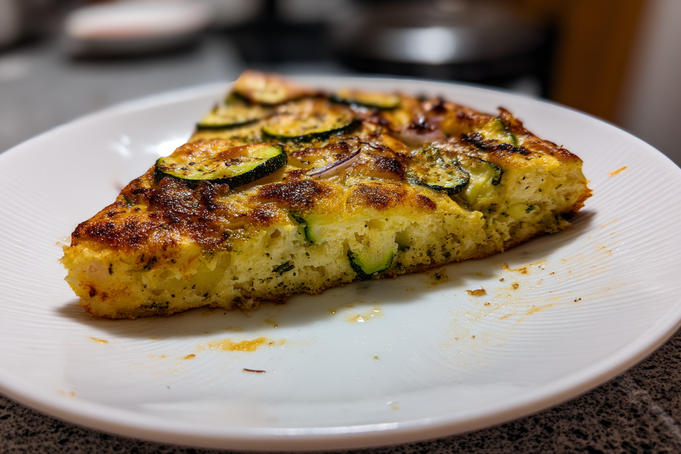 Schiacciata di zucchine e cipolle