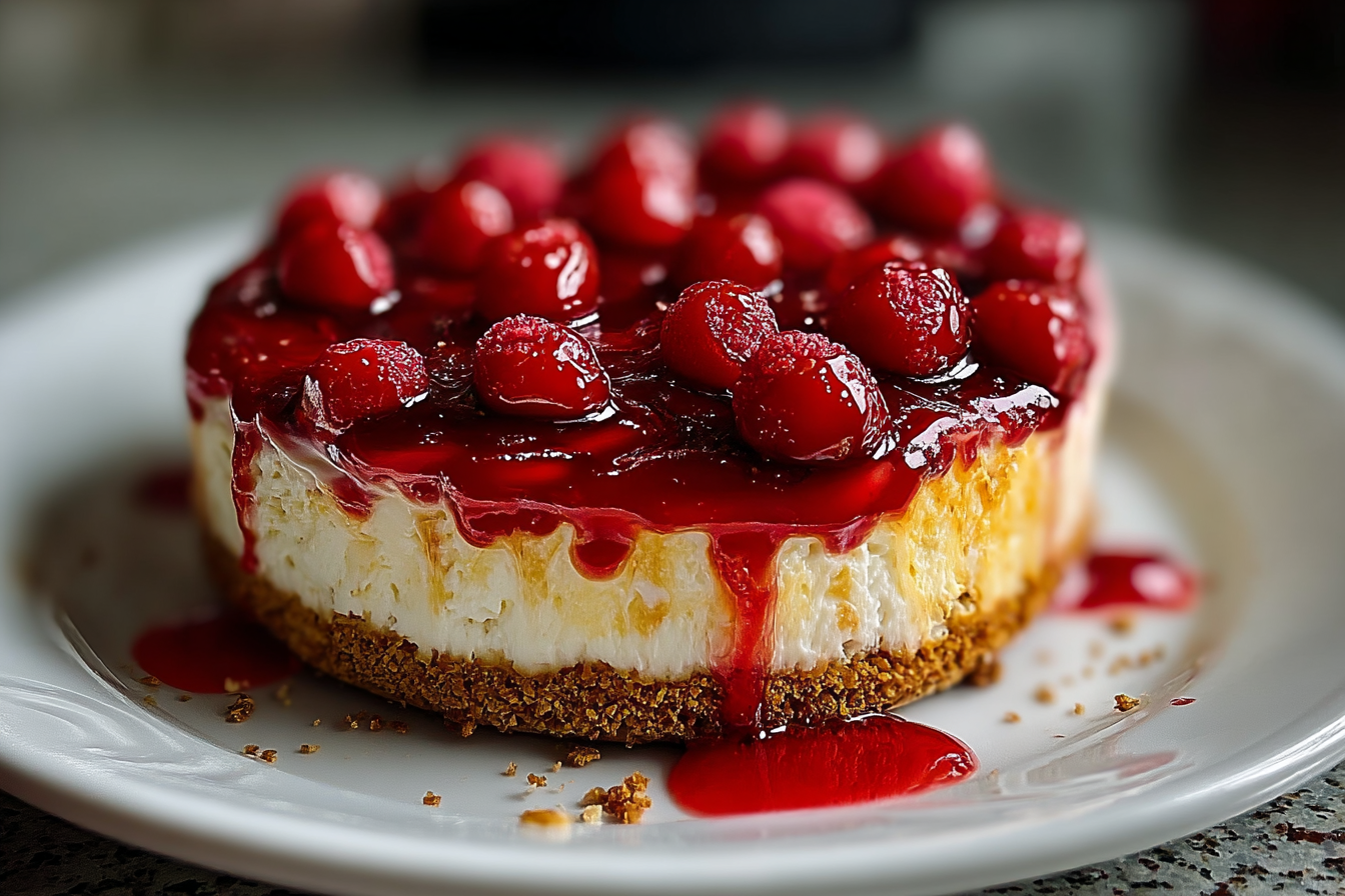 Dolce Freddo alla Ciliegia con Base Croccante