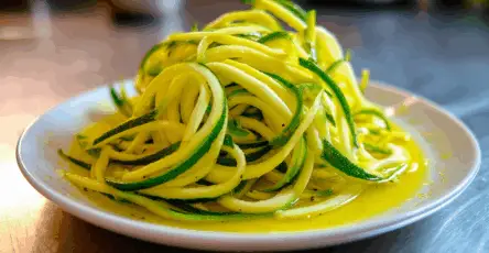 Zucchine a forma di spaghetti