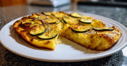 Schiacciata di zucchine e cipolle