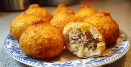 Belyashi con ripieno succoso e impasto croccante