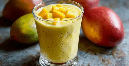Frullato di mango banana e cocco