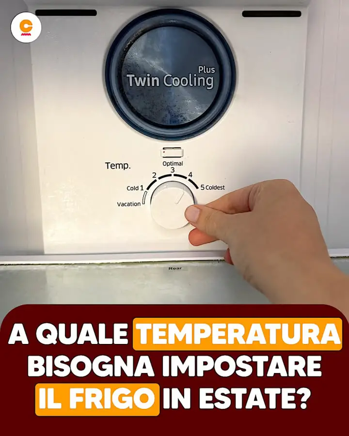 Regolare la temperatura del frigorifero in base alla stagione e a quanto è pieno