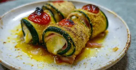 Involtini di zucchine filanti al forno