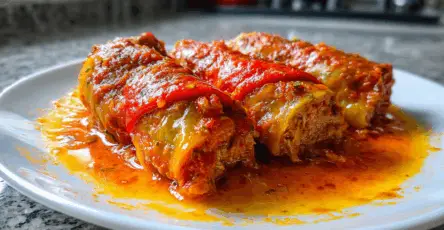 Involtini di peperoni e tonno
