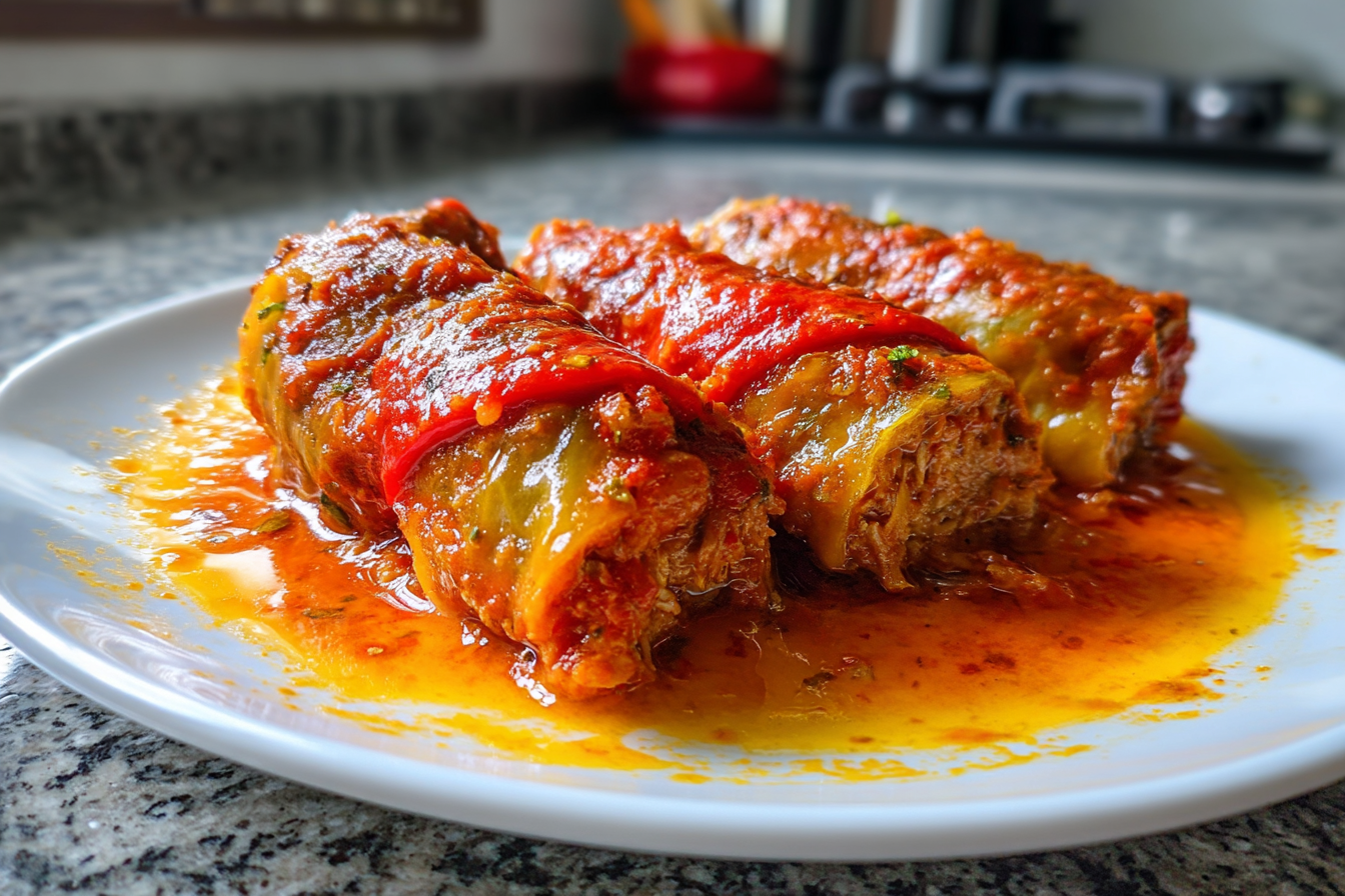 Involtini di peperoni e tonno