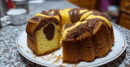 Torta gigante con una sola tazza