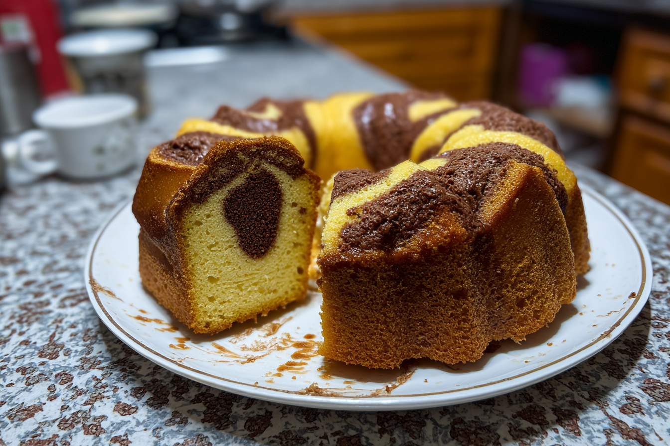 Torta gigante con una sola tazza