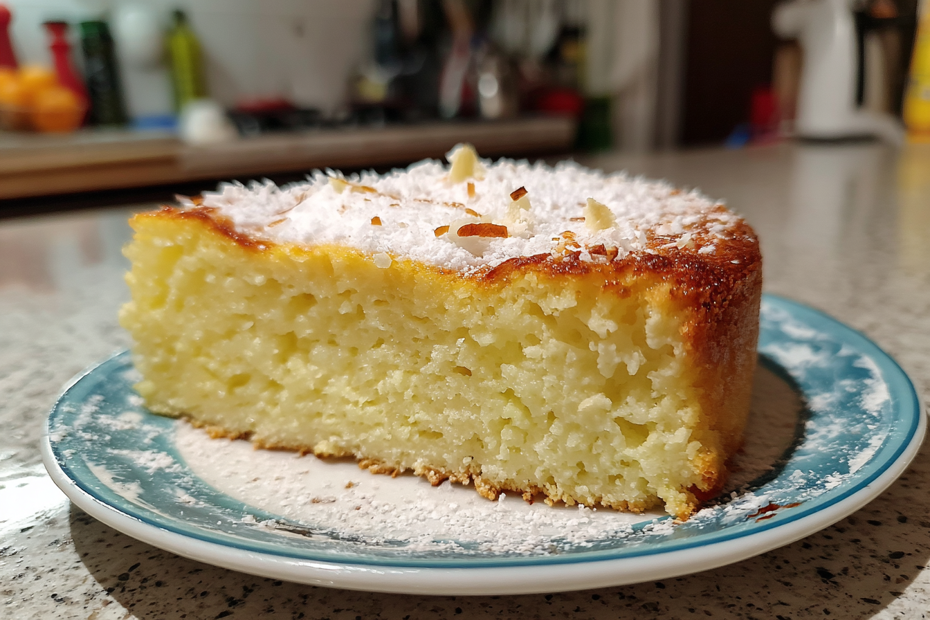 Torta di Cocco e Yogurt Greco senza Farina