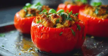 Peperoni ripieni alla siciliana
