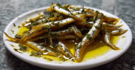 Alici marinate fatte in casa