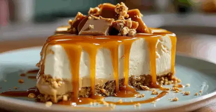 Delizia Fredda al Caramello e Toffee con Base Croccante