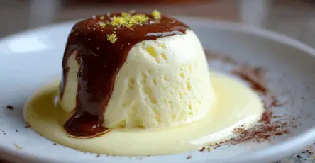 Mousse cremosa al cioccolato bianco