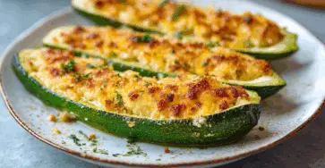 Sbollentate zucchine farcite