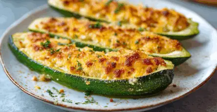 Sbollentate zucchine farcite