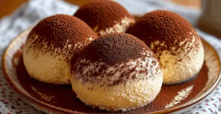 Tartufi proteici al tiramisù