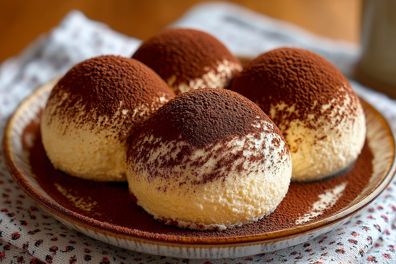 Tartufi proteici al tiramisù