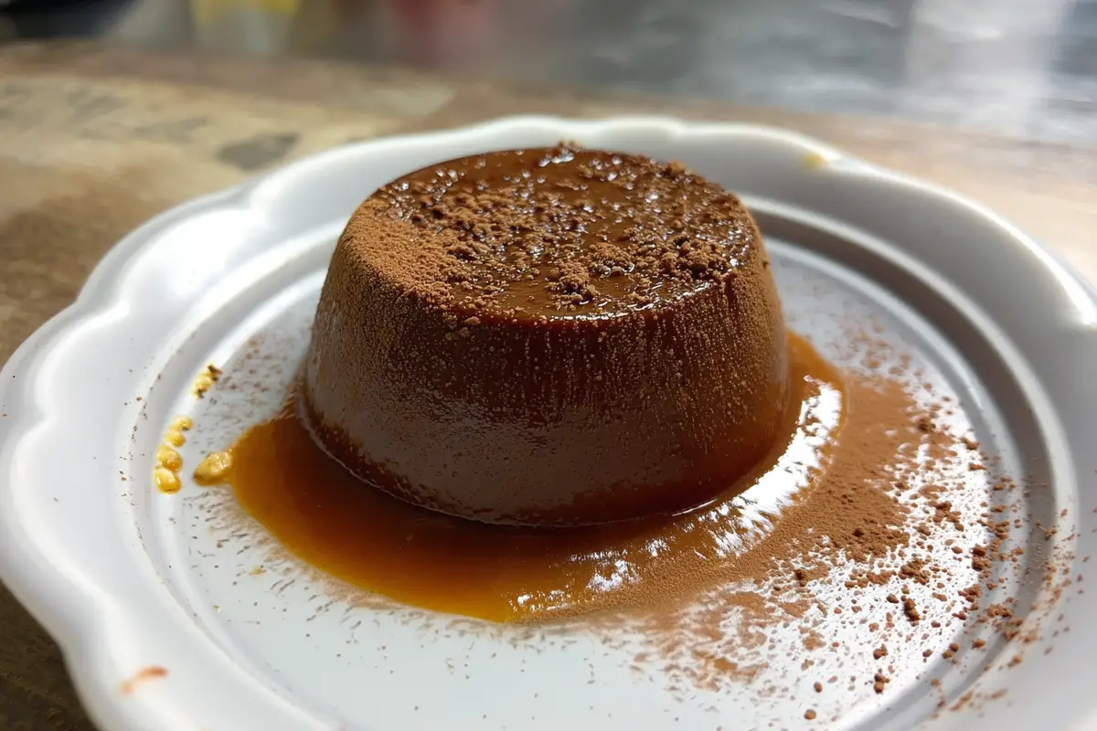Budino Cachi e Cacao