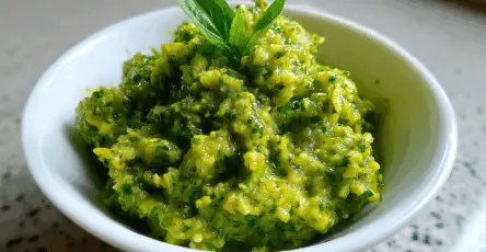 Pesto di zucchine pronto in 5 minuti