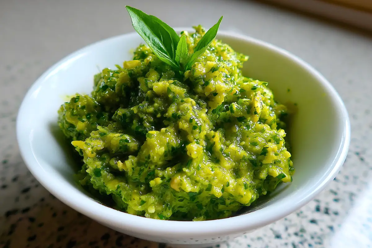 Pesto di zucchine pronto in 5 minuti