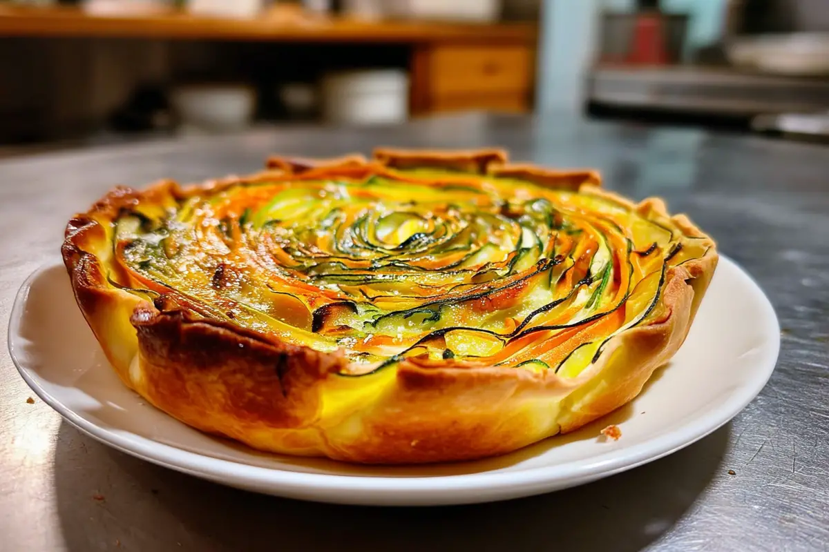 Torta con verdure