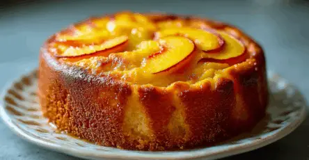 Torta Pesca e Yogurt